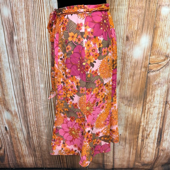 Norton McNaughton Floral Chiffon Skirt - Picture 3 of 7